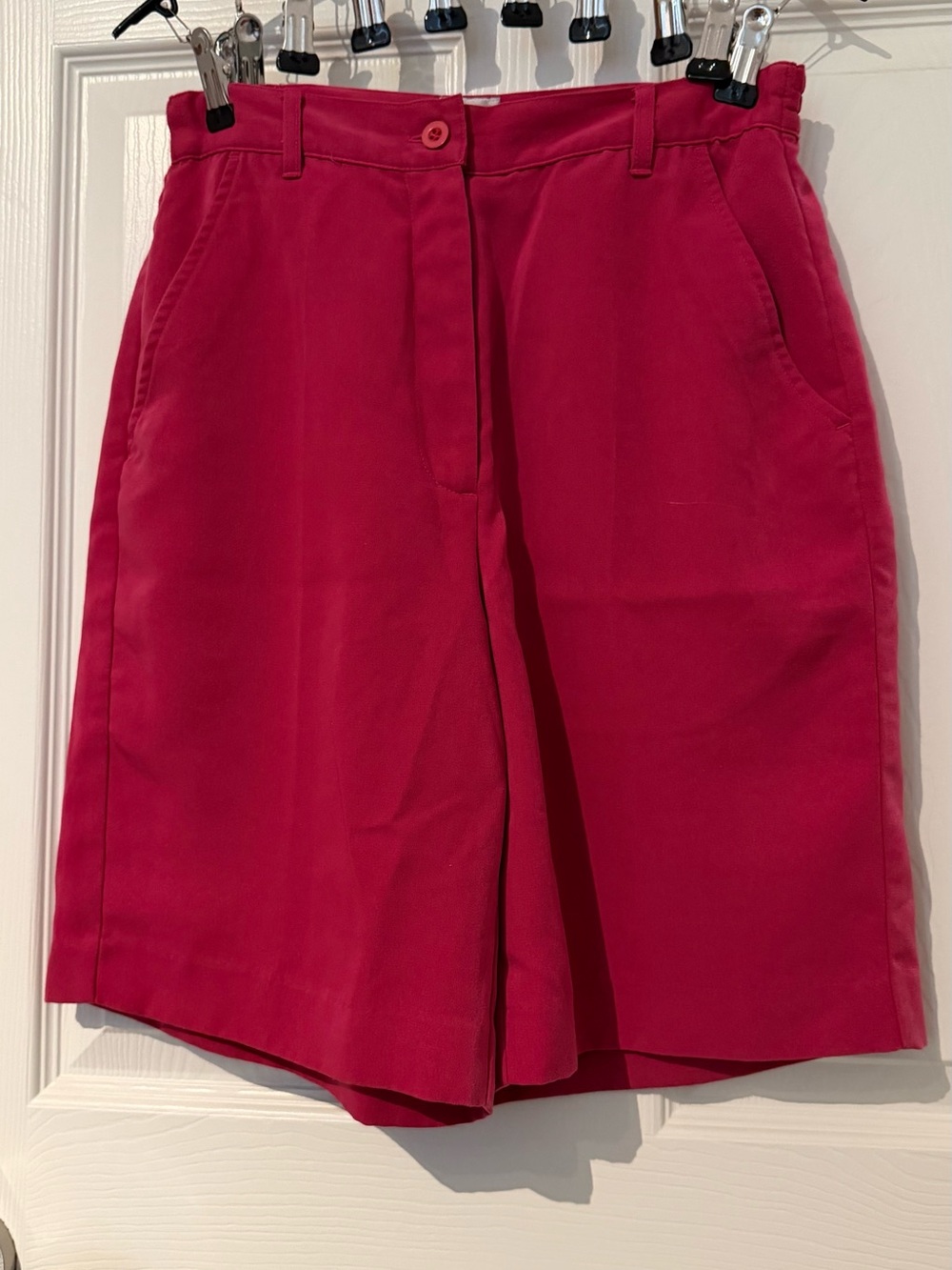 Vintage Vuarnet France Fuchsia High-Rise Bermuda Shorts – Size 6